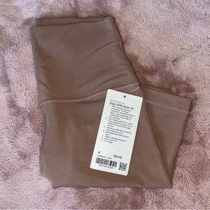 Lululemon Align Super High Rise Short 10" in Cacao